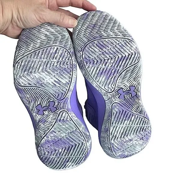 Under Armour UA GS Jet ’21 Basketball Shoes 6YPurpleWith Box